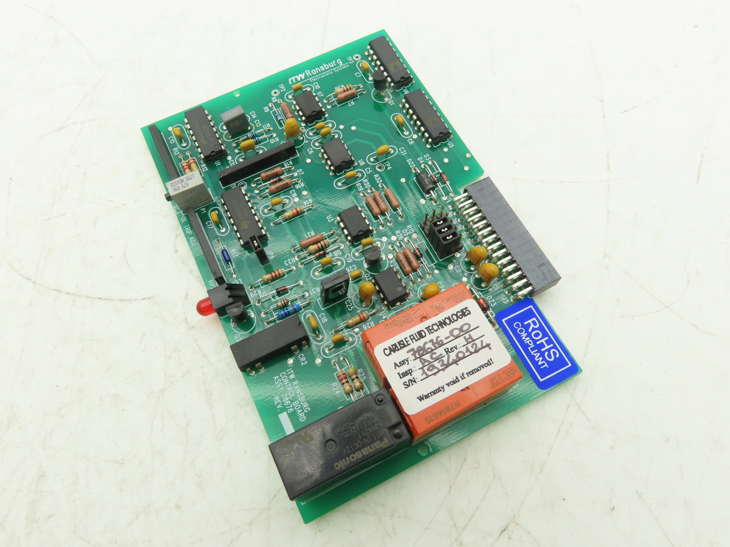 Ransburg 78676-00 Voltage Controller Circuit Board Assy