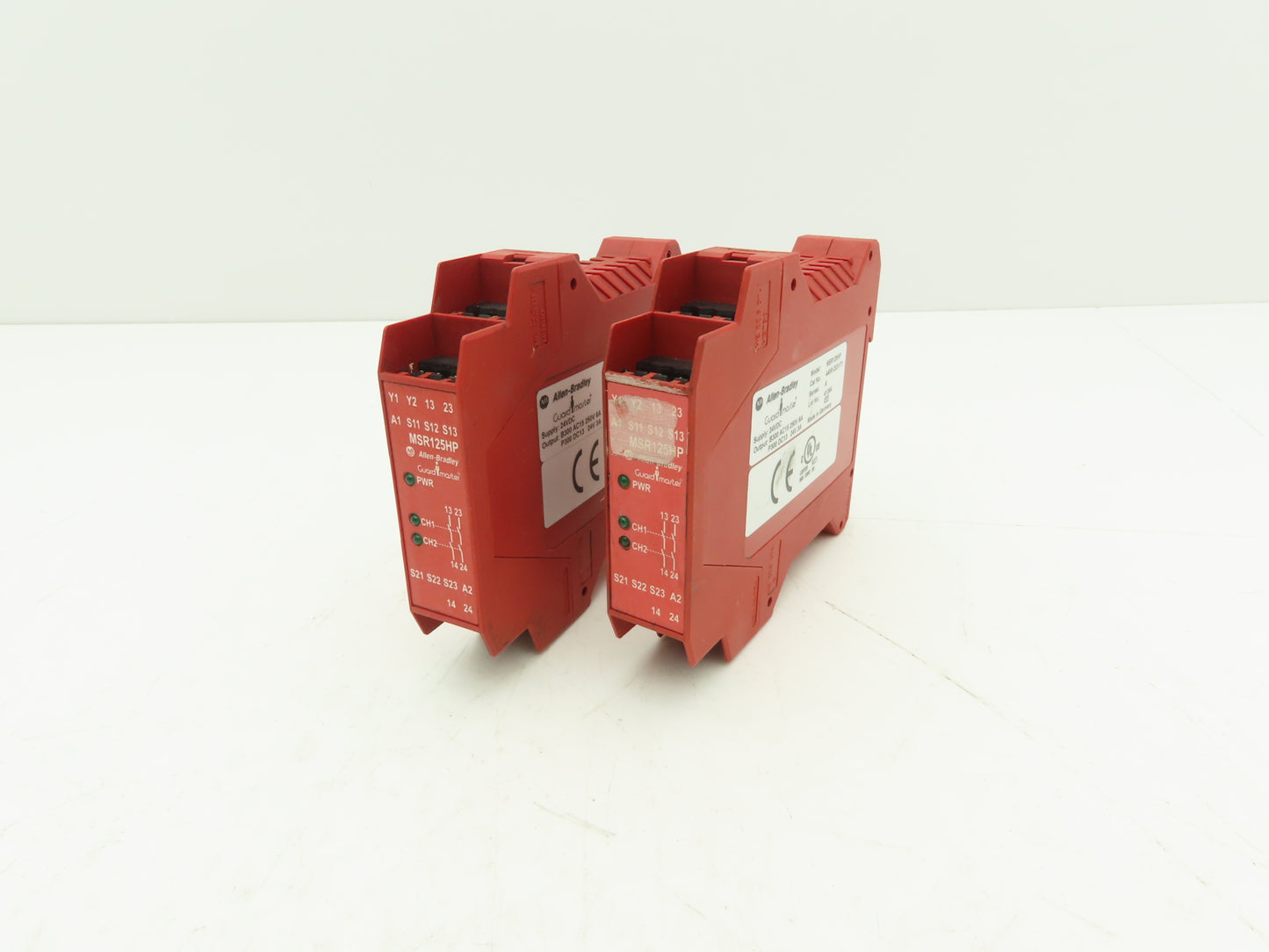 Allen Bradley 440R-D23171 Guardmaster MSR125HP Safety Relay Unit 24VDC Lot of 2