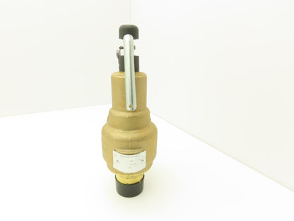 Kunkle 6283HGM01AKM Pressure Relief Valve 1-1/2" Male NPT Set 37 PSI Brass
