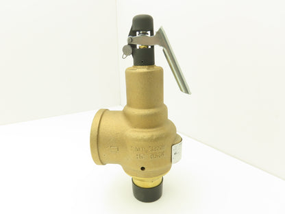 Kunkle 6283HGM01AKM Pressure Relief Valve 1-1/2" Male NPT Set 37 PSI Brass