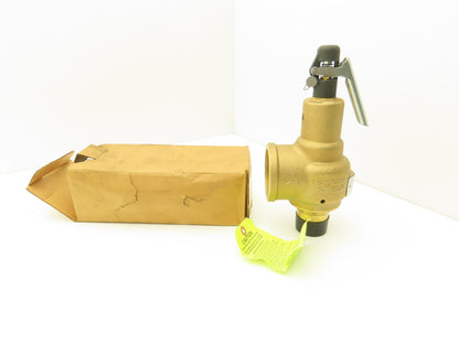 Kunkle 6283HGM01AKM Pressure Relief Valve 1-1/2" Male NPT Set 37 PSI Brass