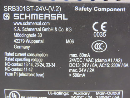 Schmersal SRB301ST-24V-(V.2) Automation Protect Safety Relay Unit 24VDC