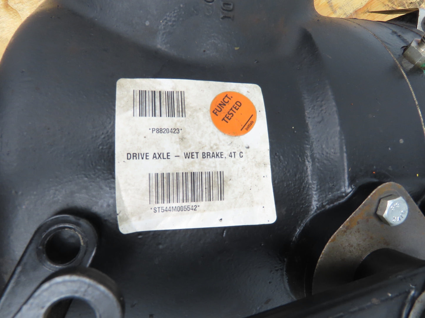 Hyster E80XN Forklift Front Dual Wheel Drive Axle Assembly 8-Lug