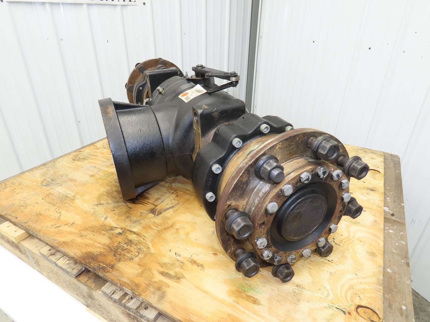 Hyster E80XN Forklift Front Dual Wheel Drive Axle Assembly 8-Lug
