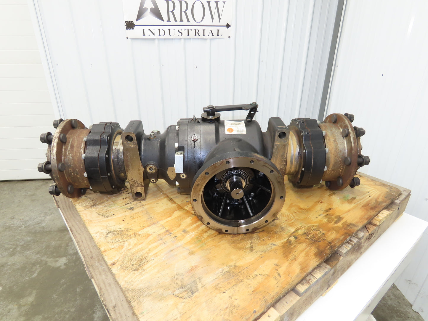 Hyster E80XN Forklift Front Dual Wheel Drive Axle Assembly 8-Lug