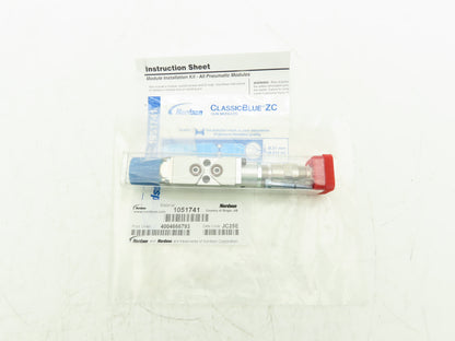 Nordson 1051741 Zero Cavity Module Hot Melt Adhesive Glue Dispenser Nozzle .012"