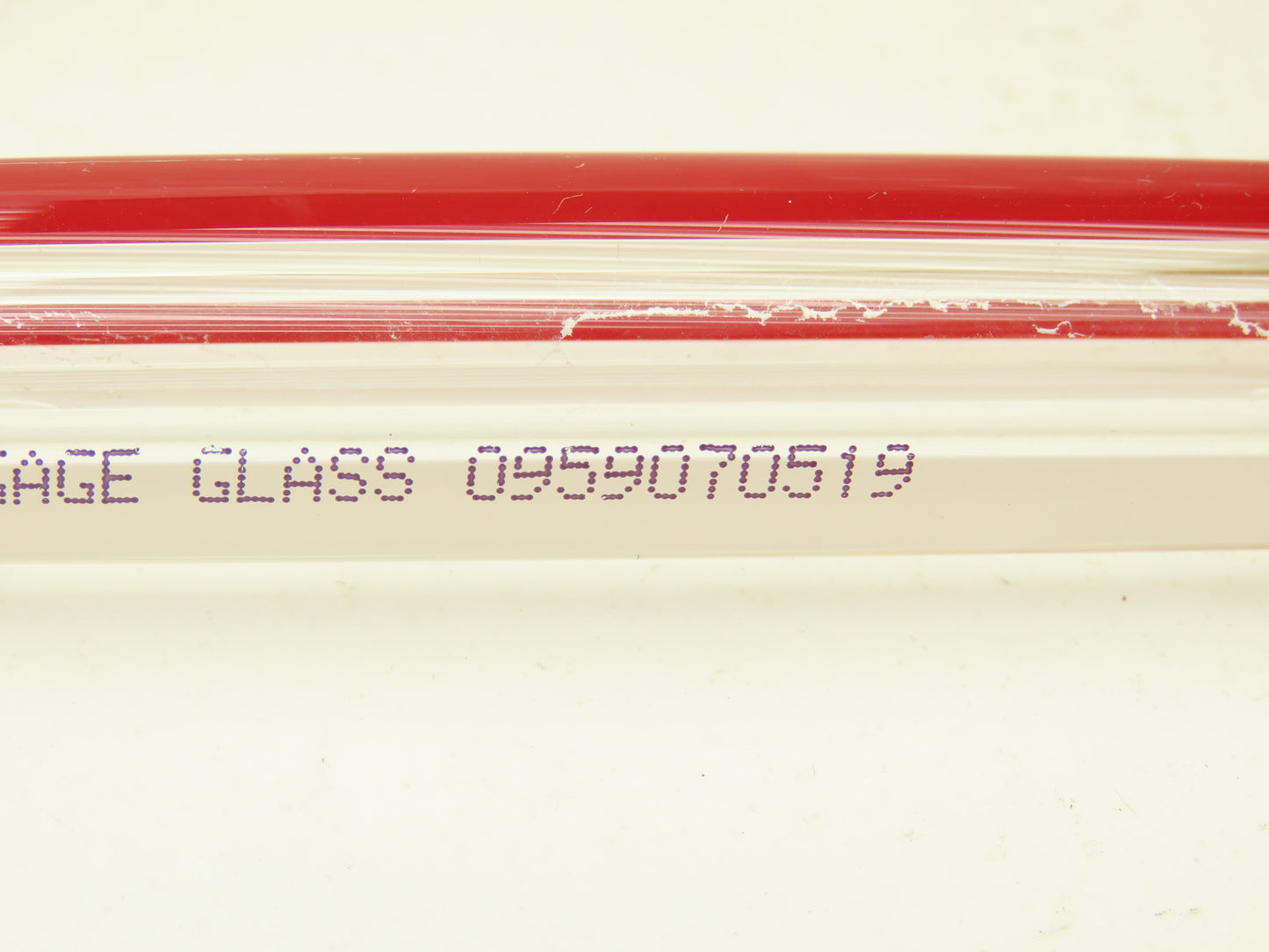 Duran 601-GG-034-2400 Redline HW Boiler Gage Glass 3/4"OD x 9-3/4" Long Lot of 8
