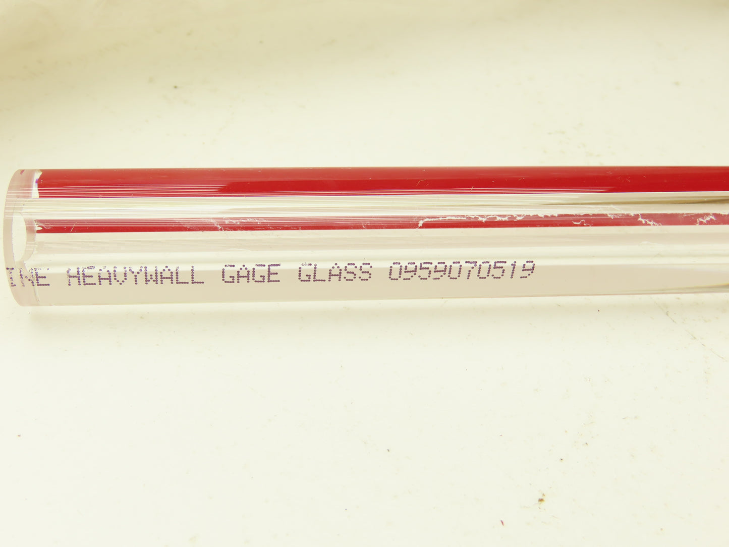 Duran 601-GG-034-2400 Redline HW Boiler Gage Glass 3/4"OD x 9-3/4" Long Lot of 8