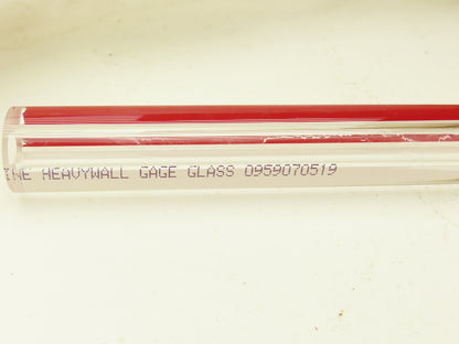 Duran 601-GG-034-2400 Redline HW Boiler Gage Glass 3/4"OD x 9-3/4" Long Lot of 8