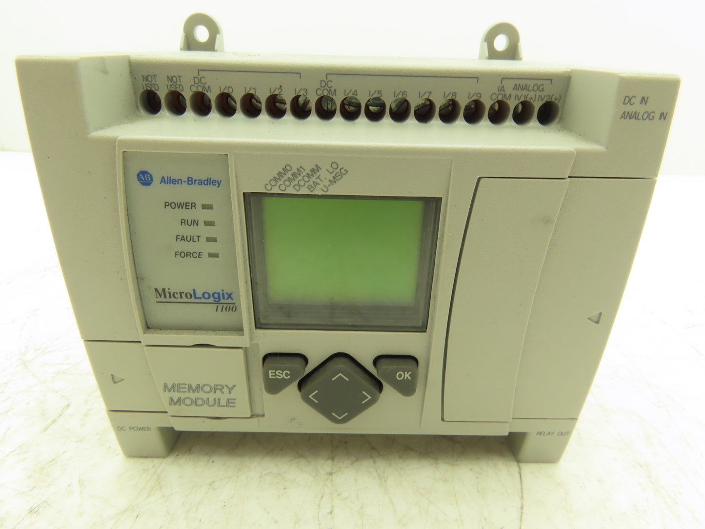 Allen Bradley 1763-L16DWD PLC MicroLogix 1100 16 Point Controller Ser B FW 12