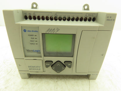 Allen Bradley 1763-L16DWD PLC MicroLogix 1100 16 Point Controller Ser B FW 12