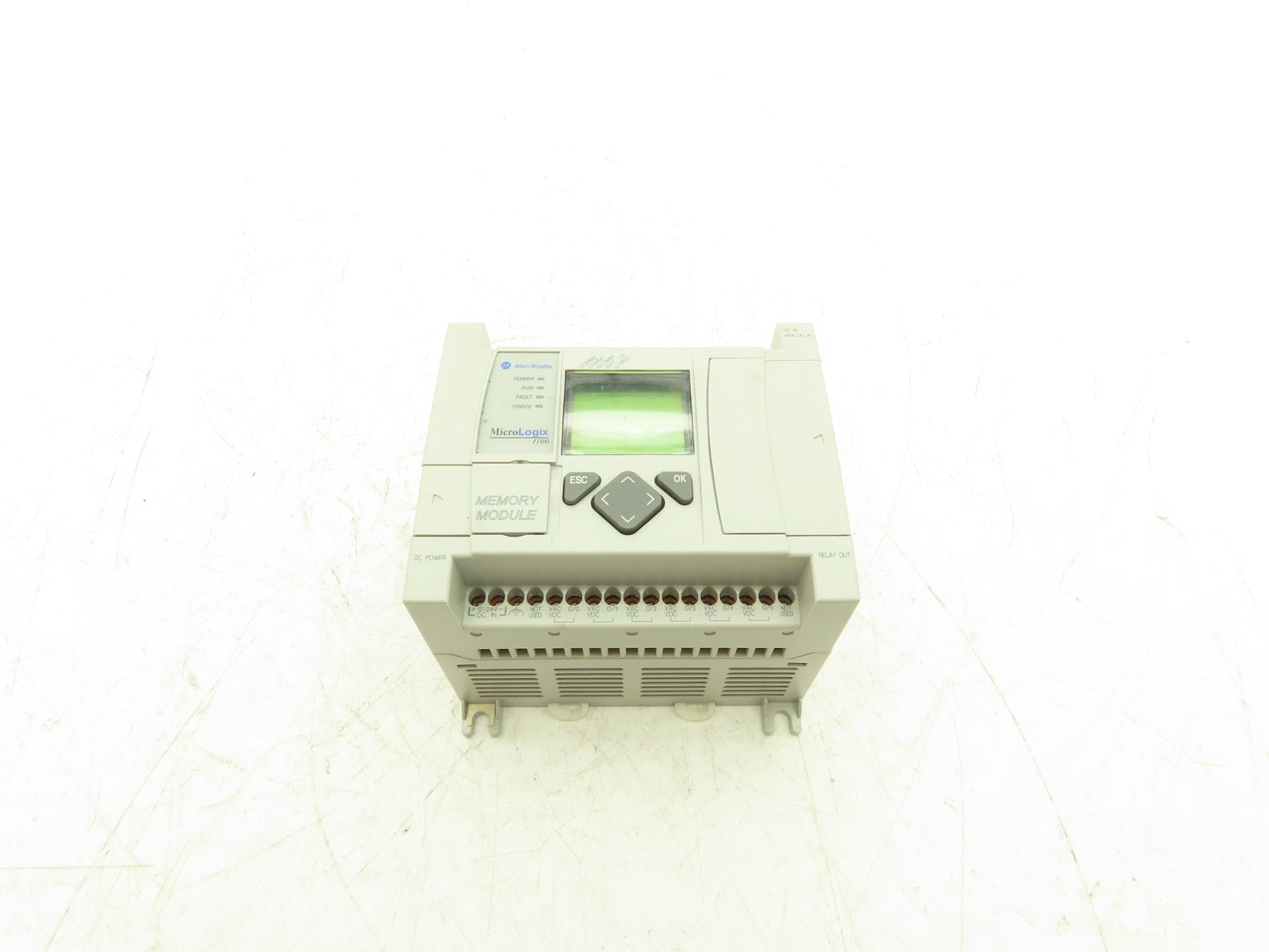 Allen Bradley 1763-L16DWD PLC MicroLogix 1100 16 Point Controller Ser B FW 12
