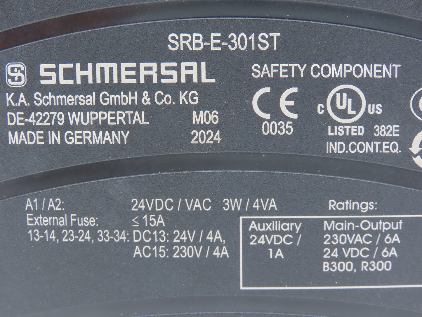 Schmersal SRB-E-301ST Automation Protect Safety Relay Unit 24VDC