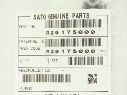 Sato R29175000 Platen Feed Roller S84NX & S84-EX Label Printer  Lot of 2