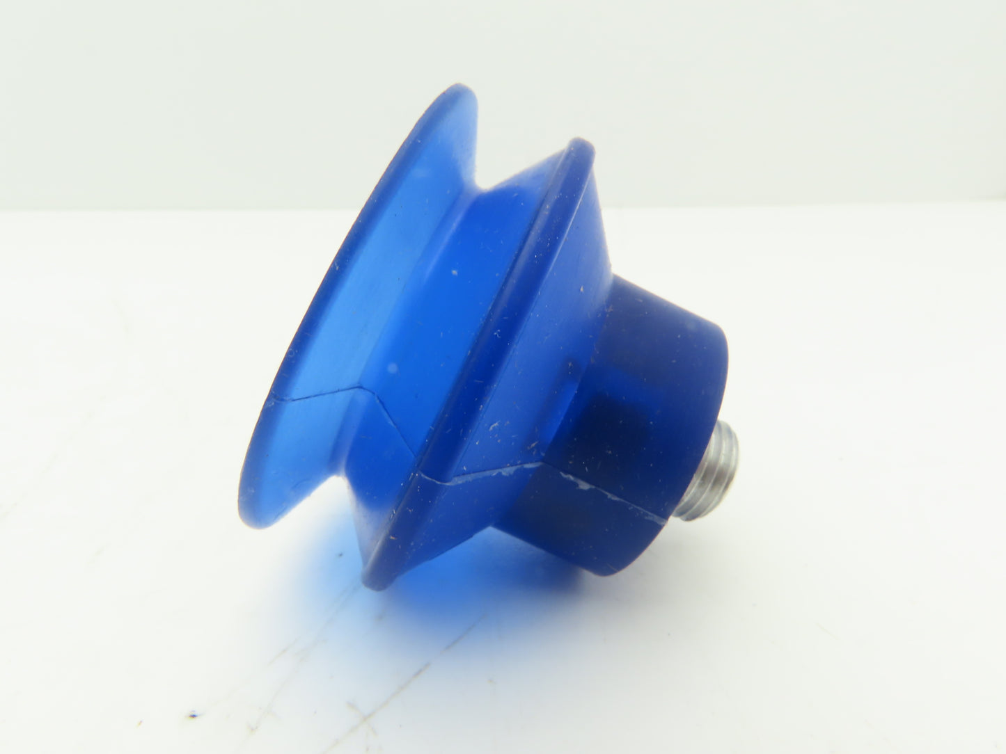 VC-B50 Round Vacuum Suction Cup 2-1/8" Dia 1/4" NPT Style J Blue Lot of 5