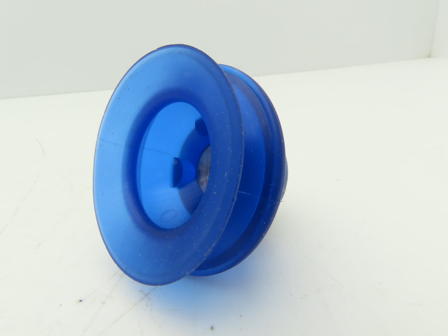 VC-B50 Round Vacuum Suction Cup 2-1/8" Dia 1/4" NPT Style J Blue Lot of 5