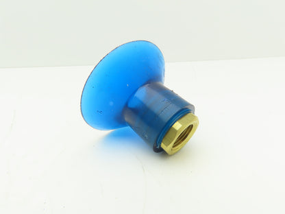 VC-13 Round Vacuum Suction Cup 2.45" Dia 3/8" NPT Style C Blue  Lot of 6