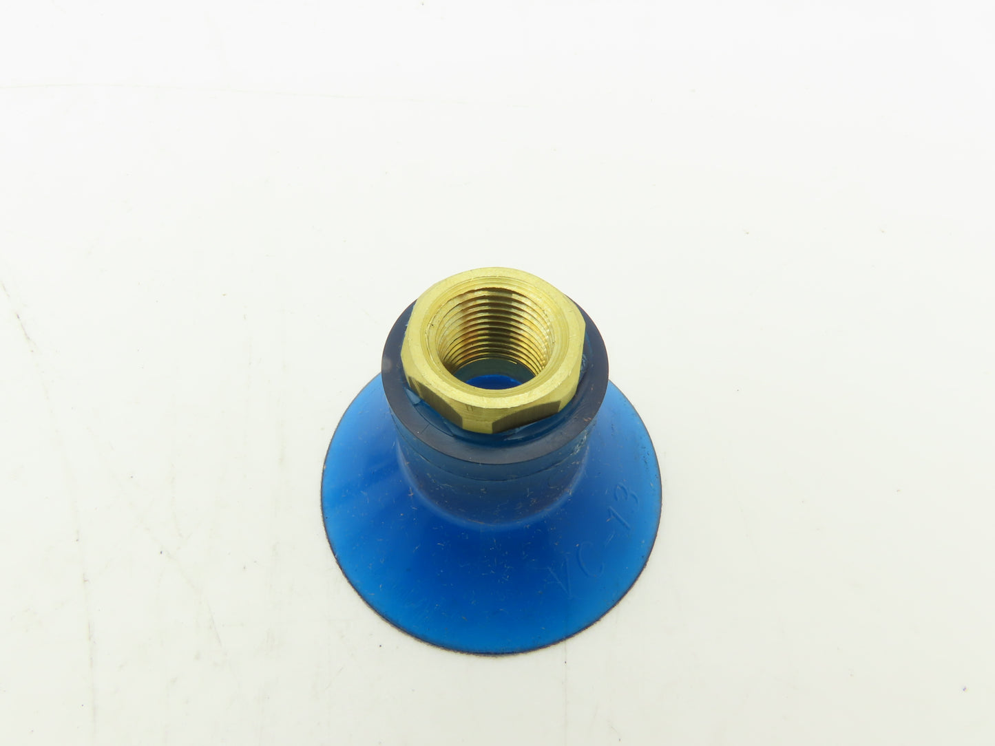 VC-13 Round Vacuum Suction Cup 2.45" Dia 3/8" NPT Style C Blue  Lot of 6