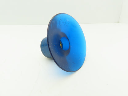 VC-13 Round Vacuum Suction Cup 2.45" Dia 3/8" NPT Style C Blue  Lot of 6