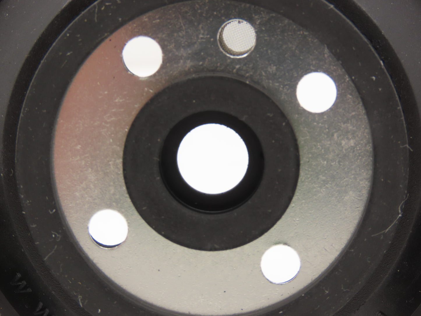 Anver B75 Round Vacuum Suction Cup NBR Rubber w/Plate 3.1" Dia  Lot of 4