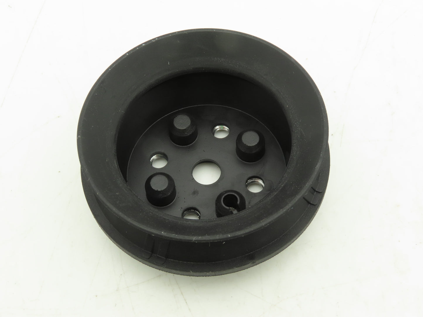 Anver B75 Round Vacuum Suction Cup NBR Rubber w/Plate 3.1" Dia  Lot of 4