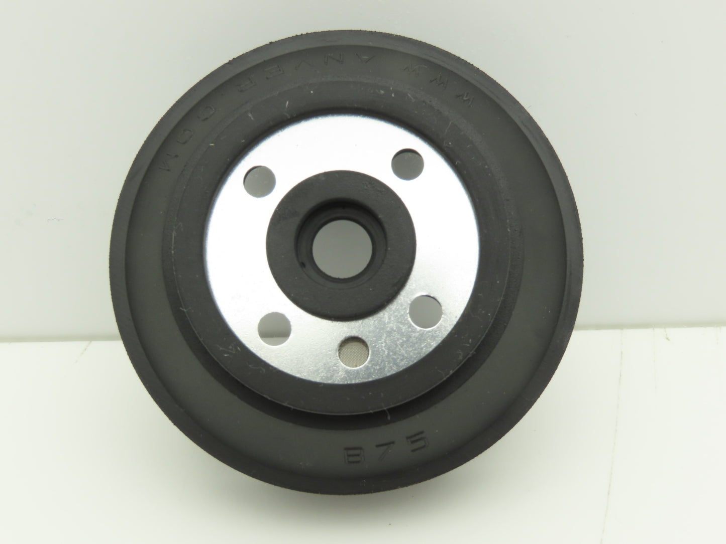 Anver B75 Round Vacuum Suction Cup NBR Rubber w/Plate 3.1" Dia  Lot of 4