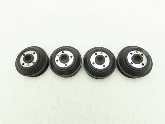 Anver B75 Round Vacuum Suction Cup NBR Rubber w/Plate 3.1" Dia  Lot of 4