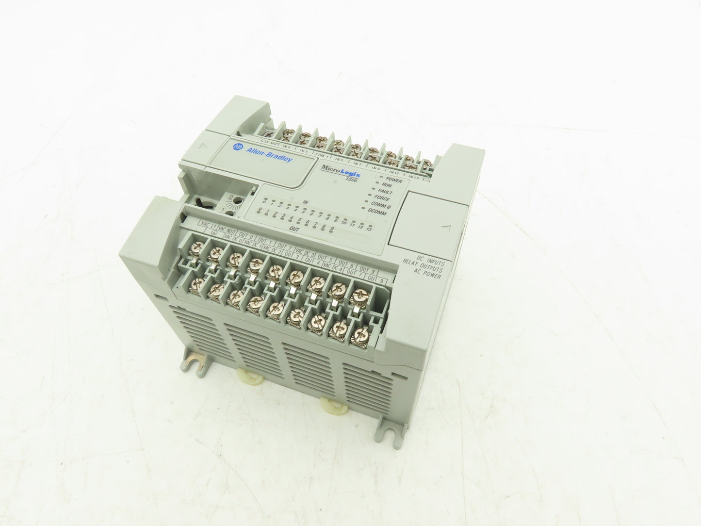 Allen Bradley 1762-L24BWA MicroLogix 1200 PLC Controller I/O Module Ser C Rev B