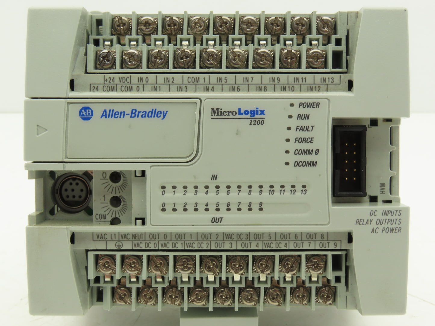 Allen Bradley 1762-L24BWA MicroLogix 1200 PLC Controller I/O Module Ser C Rev B