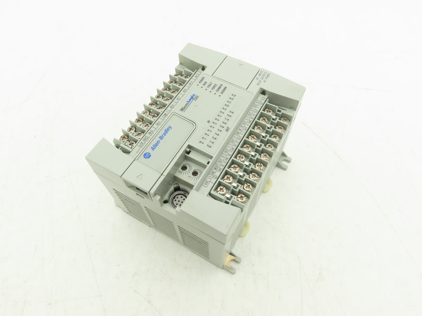 Allen Bradley 1762-L24BWA MicroLogix 1200 PLC Controller I/O Module Ser C Rev B