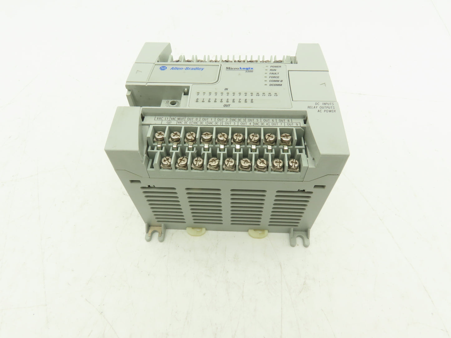 Allen Bradley 1762-L24BWA MicroLogix 1200 PLC Controller I/O Module Ser C Rev B
