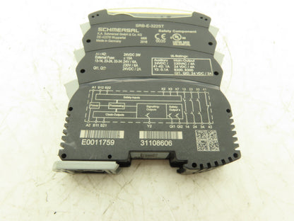 Schmersal SRB-E-322ST Multifunction Safety Monitor Relay 0-30 Sec Drop Out Delay
