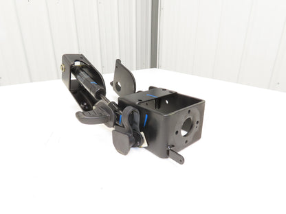 Hyster 8808585 Forklift Steering Column Tilt Bracket Assembly Removed From E80XN