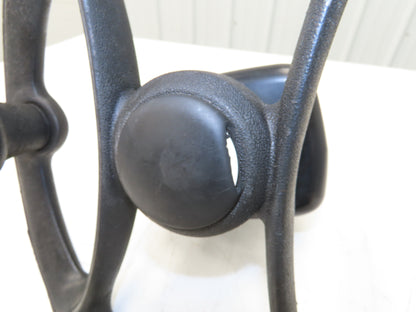 Hyster 8808585 Forklift Steering Wheel & Bracket Assembly Removed From E80XN