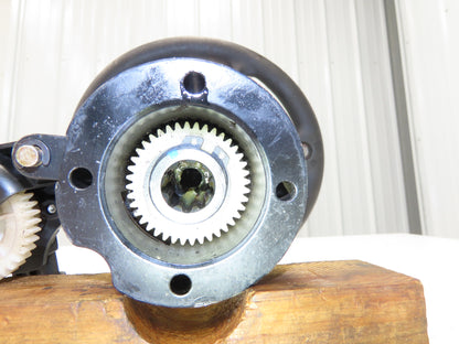 Hyster 8808585 Forklift Steering Wheel & Bracket Assembly Removed From E80XN