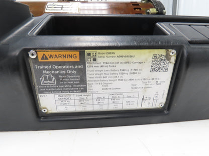 Hyster 8544587 Forklift Traction Drive Motor 48V 21.5kW Off E80XN READ