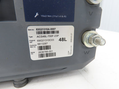 Danaher ACS48L-700F-23P AC SuperDrive Forklift Motor Controller 48V Off E80XN