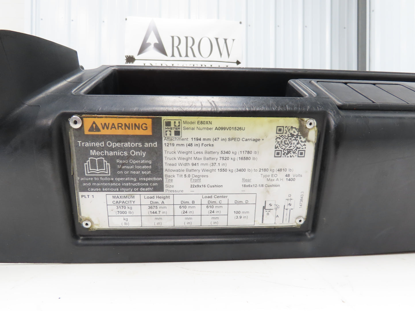 Danaher ACS48L-700F-23P AC SuperDrive Forklift Motor Controller 48V Off E80XN