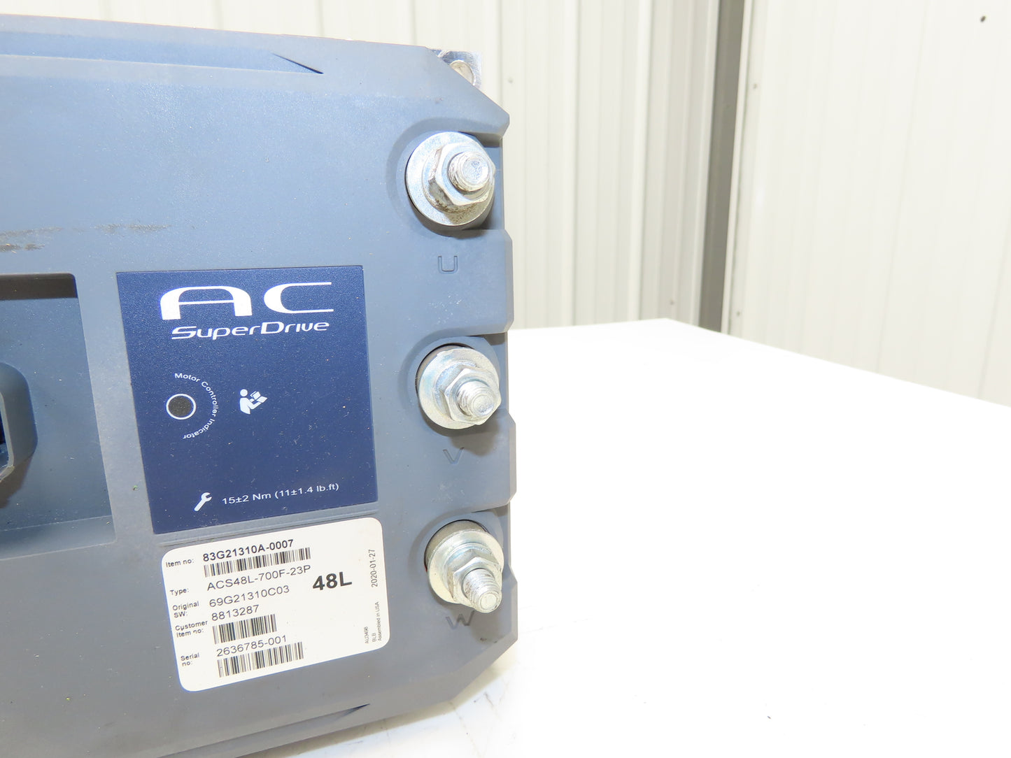 Danaher ACS48L-700F-23P AC SuperDrive Forklift Motor Controller 48V Off E80XN