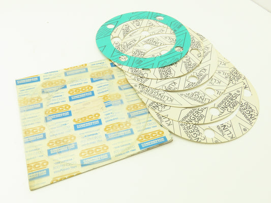 CECO CE-W27010 Compressor Cover Gasket 8-3/8"OD x 5-3/4"ID 4-3/4" Holes Lot of 6