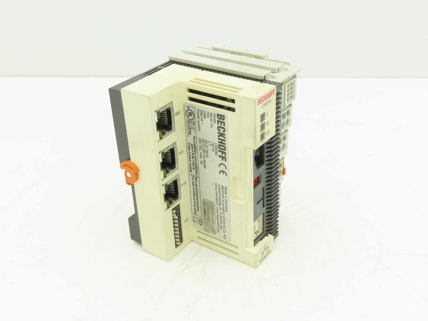 Beckhoff CX8090 Embedded PC Arm 9 Ethernet Switch 24V Digital Input
