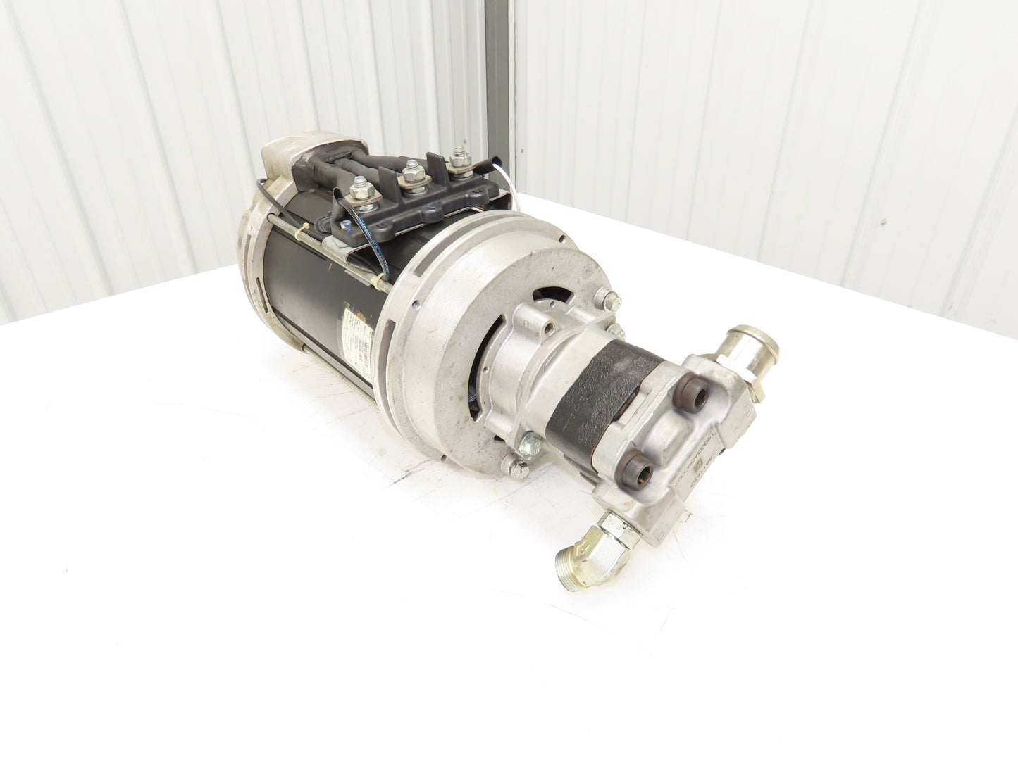 Hyster 8813389 Forklift Hydraulic Motor 48V & Pump 8811653 Removed From E80XN
