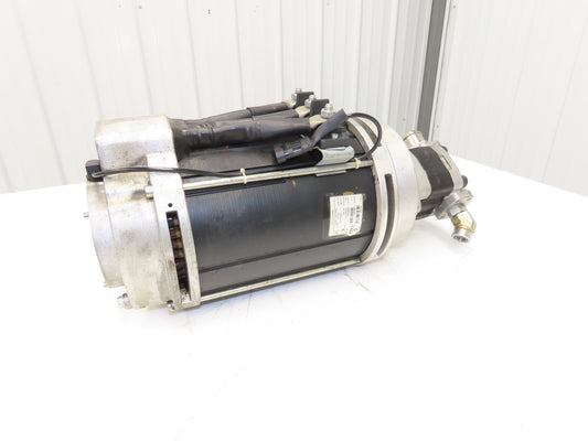 Hyster 8813389 Forklift Hydraulic Motor 48V & Pump 8811653 Removed From E80XN