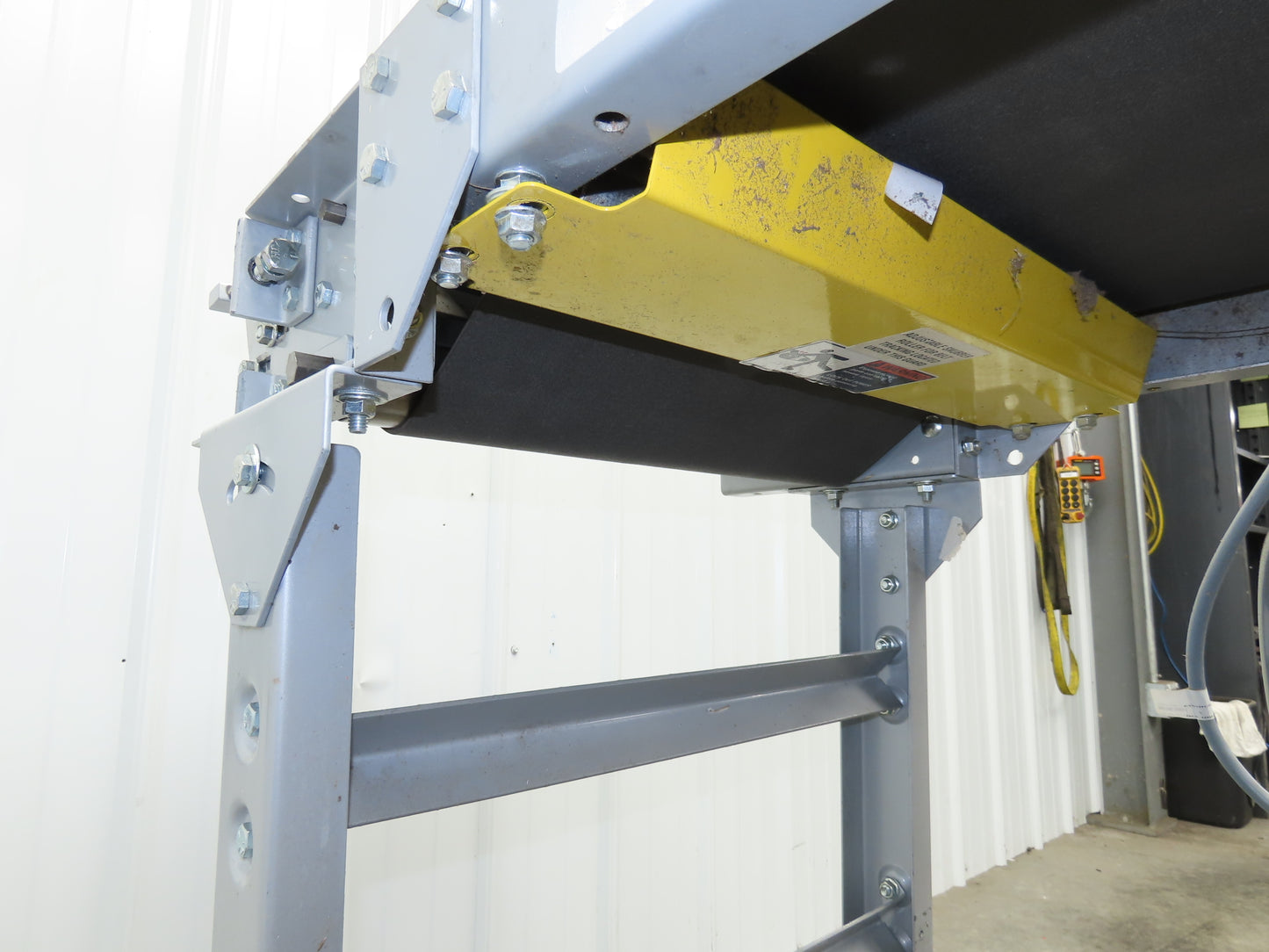 23"x 10' Slider Bed Conveyor 18"Belt 115V Variable Speed Center Drive 83FPM