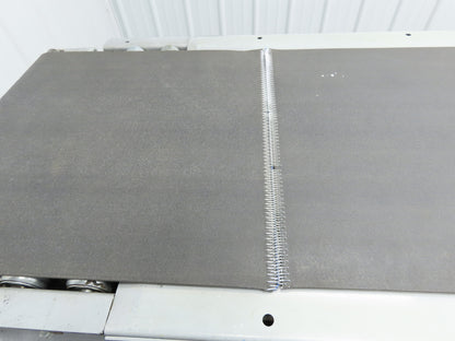 23"x 10' Slider Bed Conveyor 18"Belt 115V Variable Speed Center Drive 83FPM