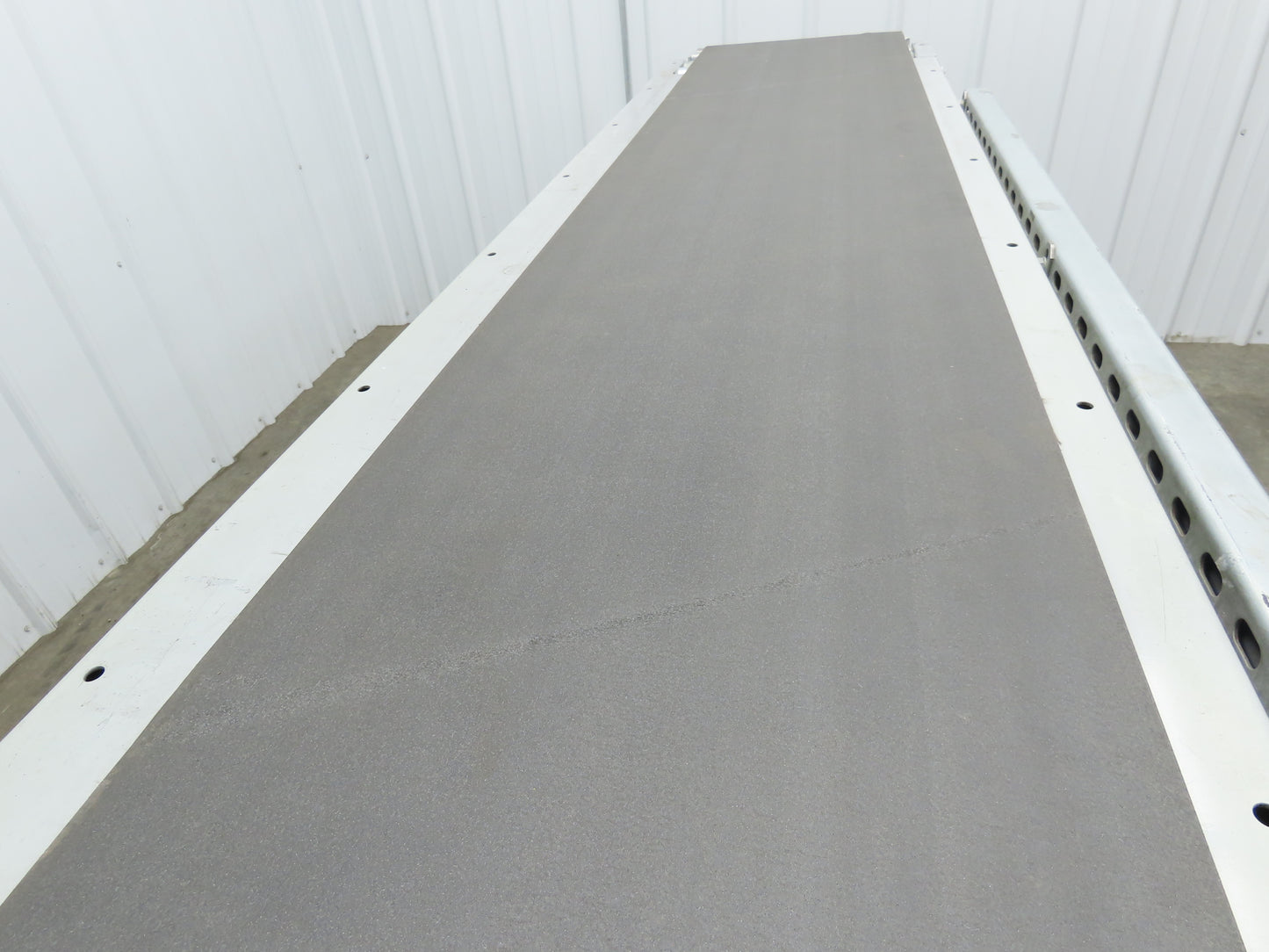 23"x 10' Slider Bed Conveyor 18"Belt 115V Variable Speed Center Drive 83FPM