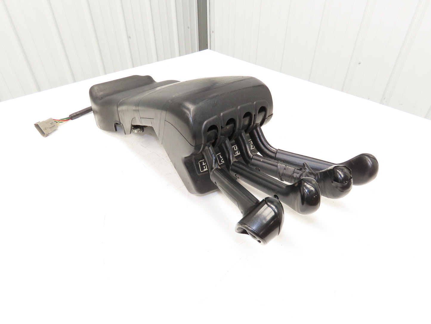 Hyster E80XN Forklift Four Lever Control Assembly Lift Tilt Shift Position READ