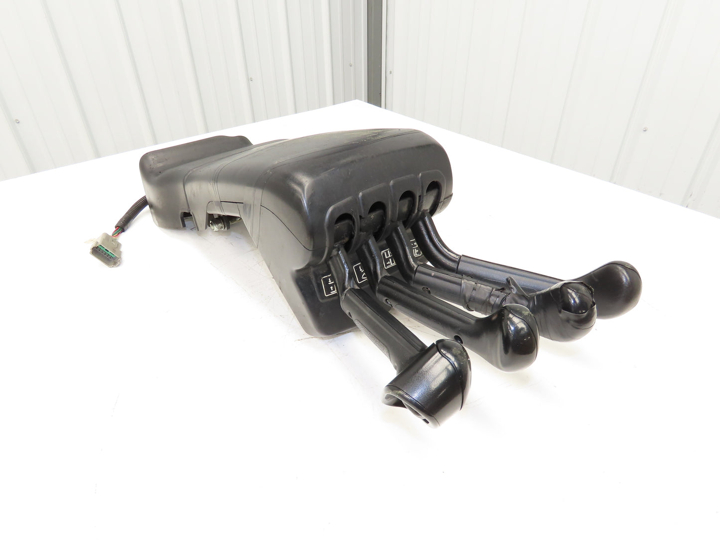 Hyster E80XN Forklift Four Lever Control Assembly Lift Tilt Shift Position READ