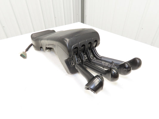 Hyster E80XN Forklift Four Lever Control Assembly Lift Tilt Shift Position READ