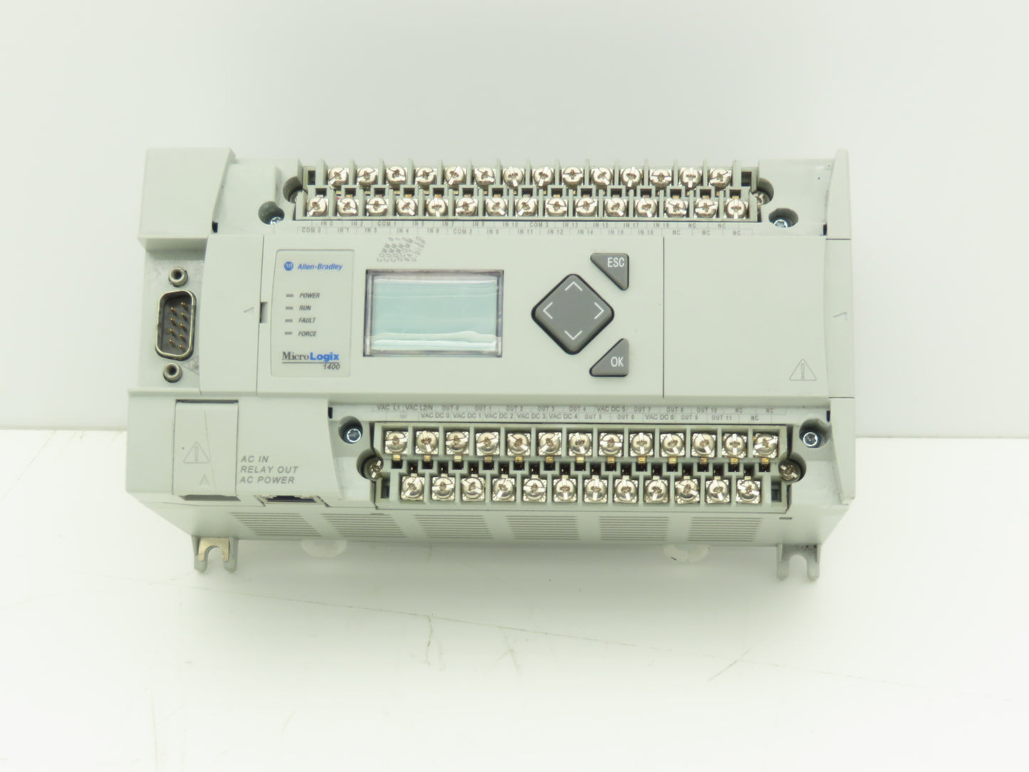 Allen Bradley 1766-L32AWA MicroLogix 1400 Controller Module 32Pt Ser C FW 21.007